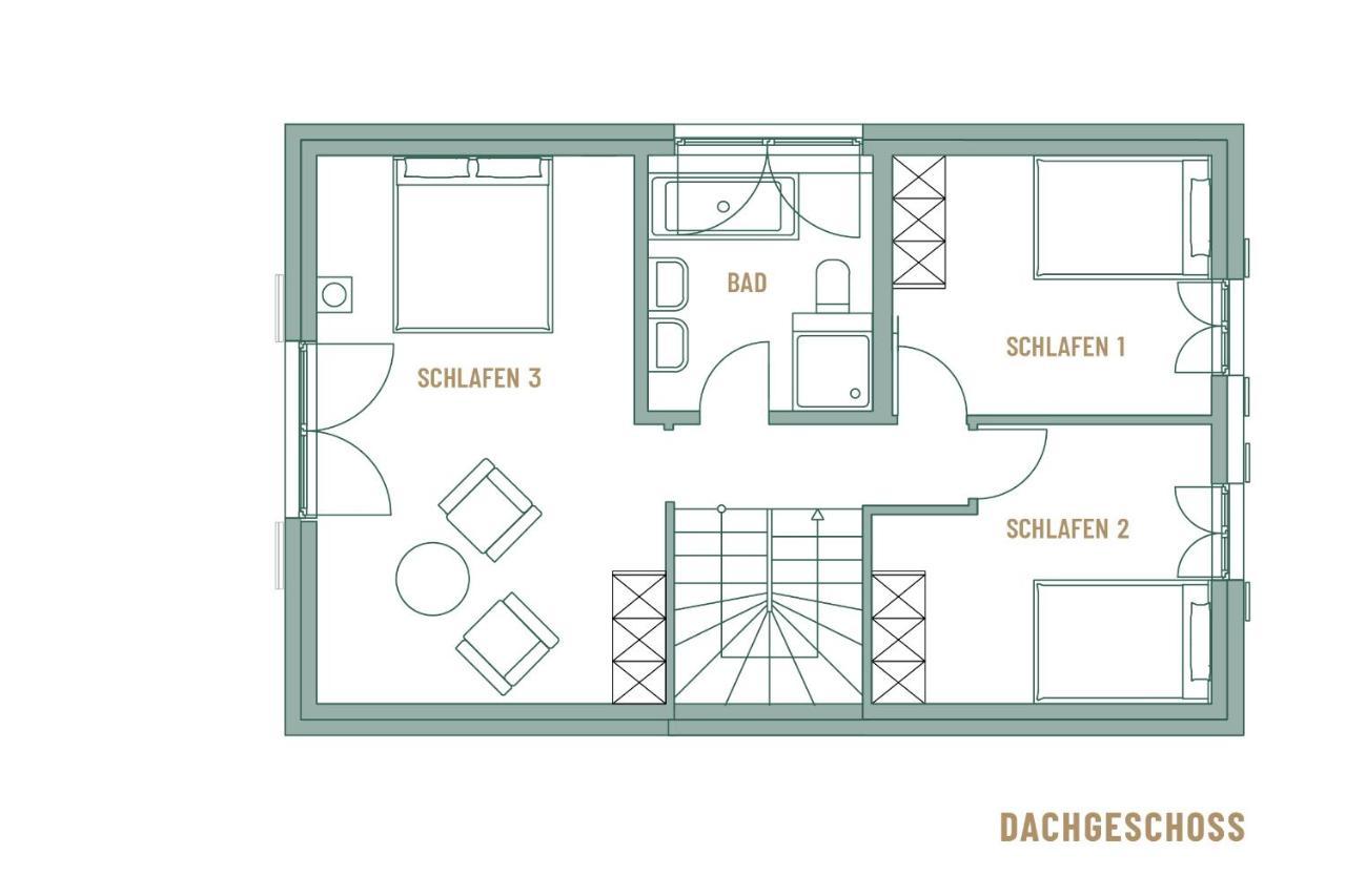 Reetland Am Meer - Premium Reetdachvilla Mit 3 Schlafzimmern, Sauna Und Kamin E05 Dranske Exterior foto